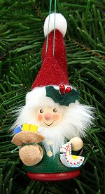 Santa with Toys - Ulbricht<br>Wobble Ornament